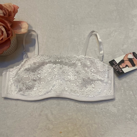 LADY PRINCESS NWT Size 36C Convertible White Lace Bra - Picture 2 of 12